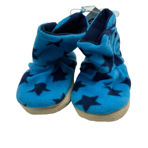 Boy’s Old Navy Star Toddler Medium 9 - 10 Slip On Slippers Velcro Easy on Off - Picture 1 of 6